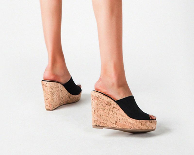 Palmira Wedges - Musta