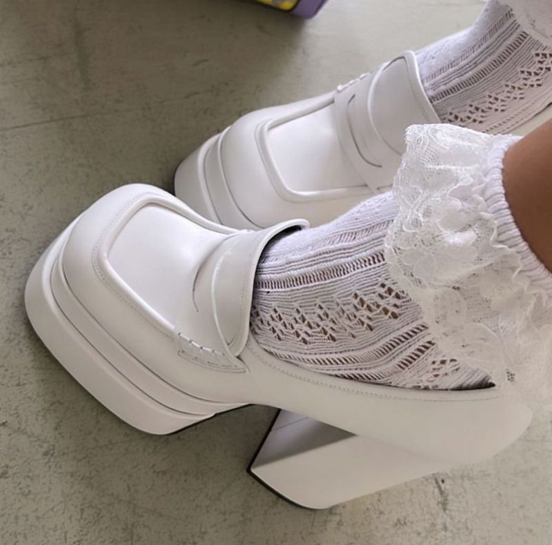 Pandora Naisten Platform Heels -kengät - Musta
