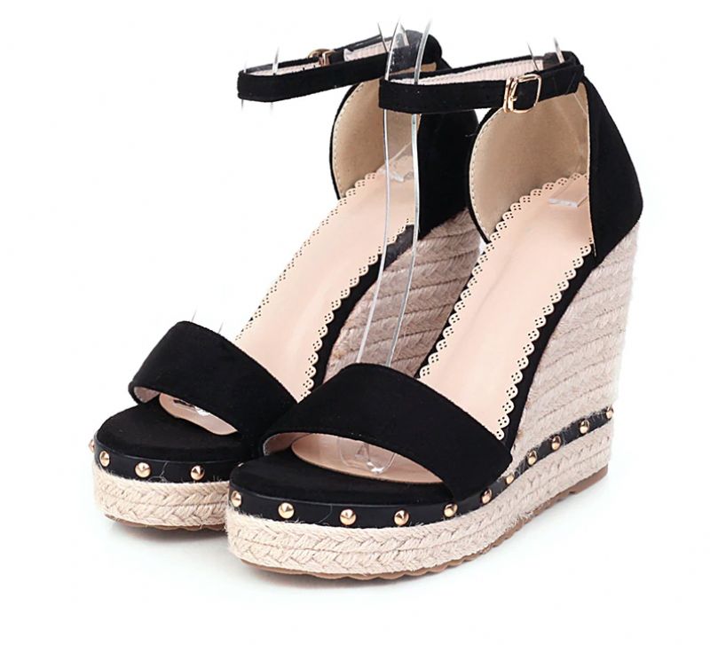 Parana Wedges - Musta