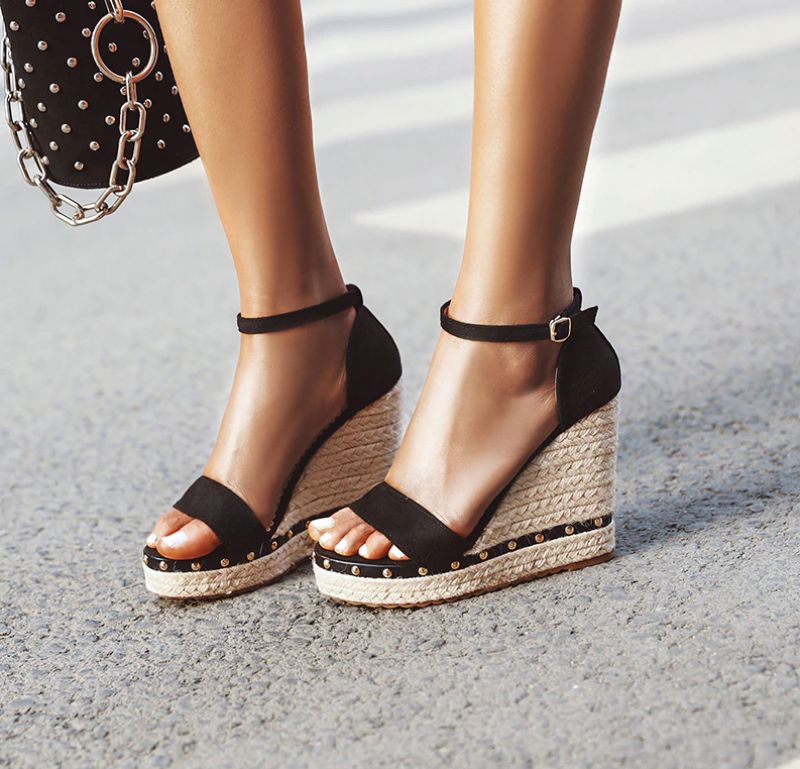 Parana Wedges - Musta