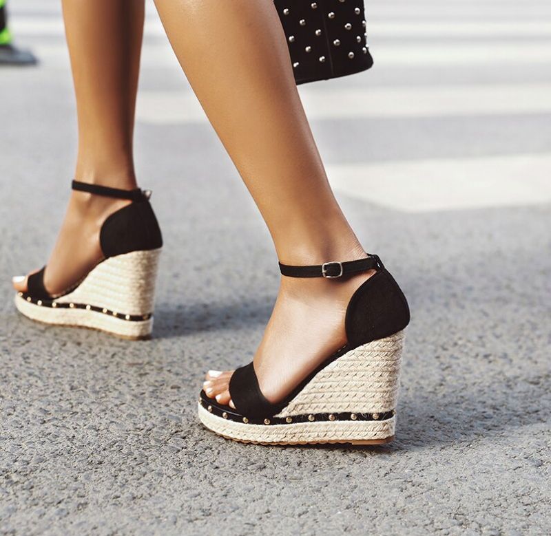 Parana Wedges - Musta