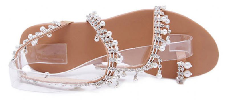Pearls Naisten Sandaalit - Ruskea