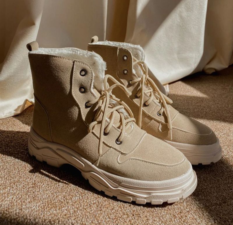 Pelae Boots Nilkkakorkeus - Beige Turkisen Kanssa
