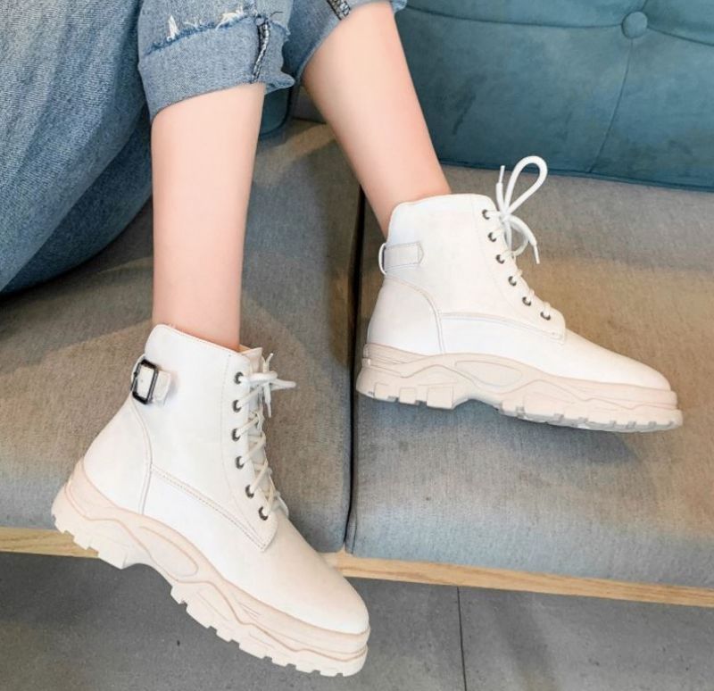 Pelae Boots Nilkkakorkeus - Beige Turkisen Kanssa