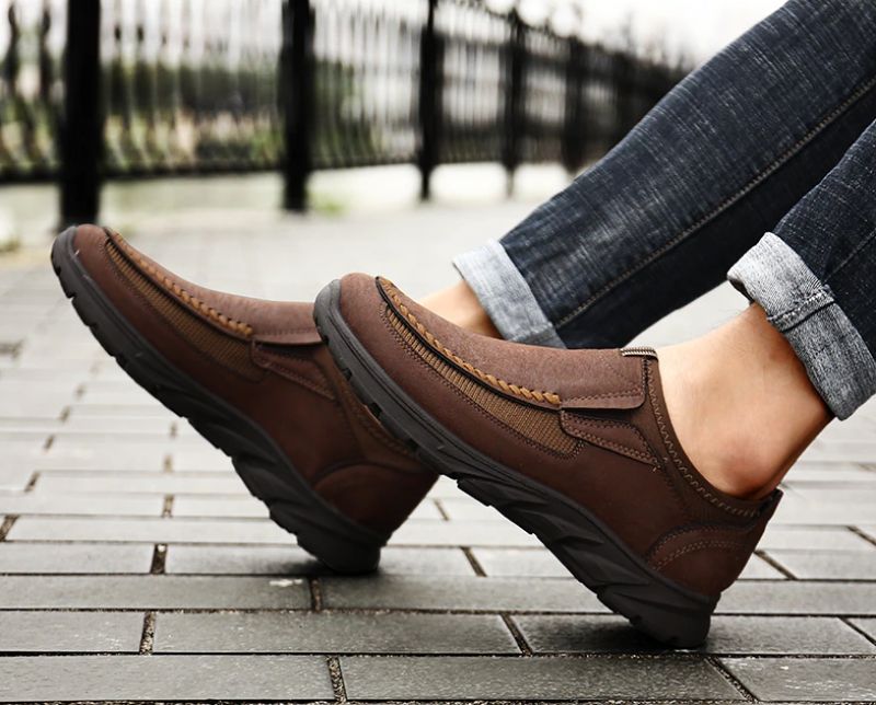 Peñalte Miesten Loafer-kengät - Ruskea