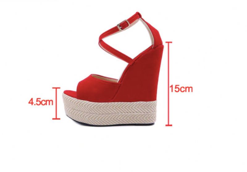 Philana Wedge - Punainen