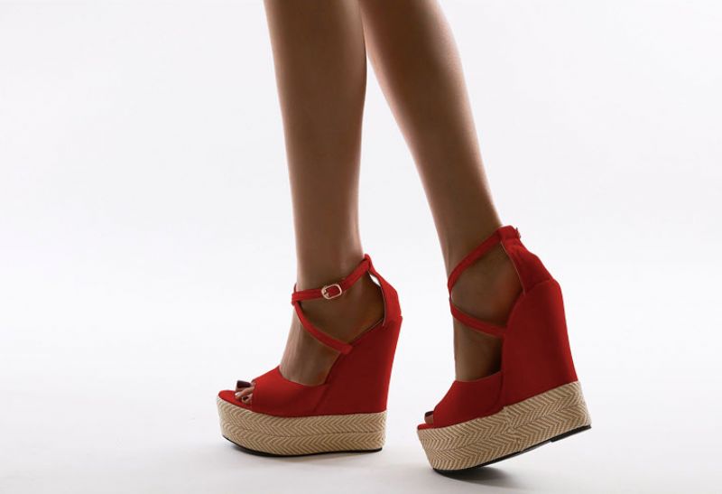 Philana Wedge - Punainen