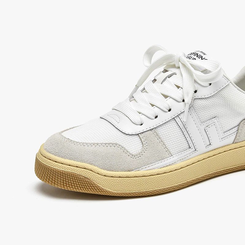 Picco Naisten Lenkkarit Nahkaiset Tasaiset Kengät - Beige Harmaa