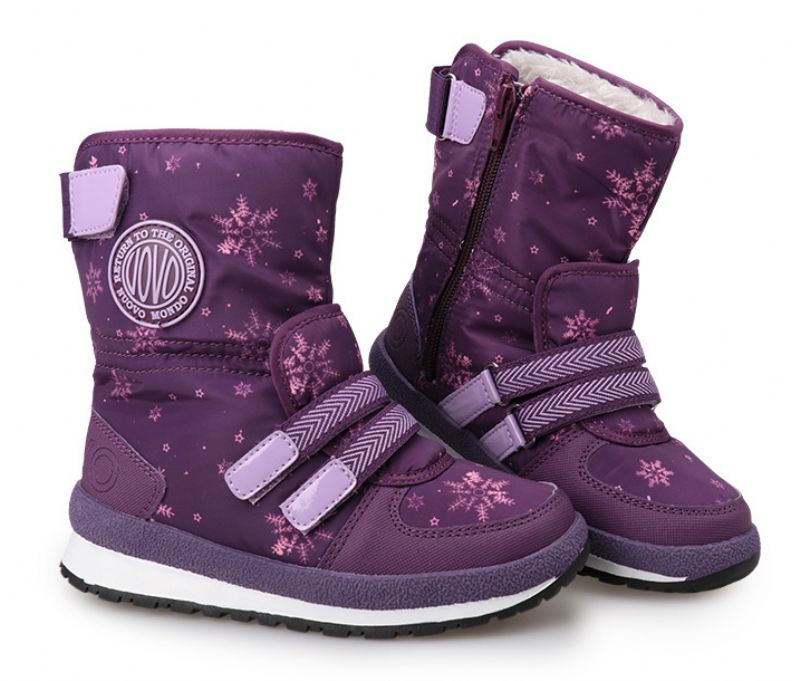 Pinedan Unisex-lasten Talvisaappaat - Violetti Turkis
