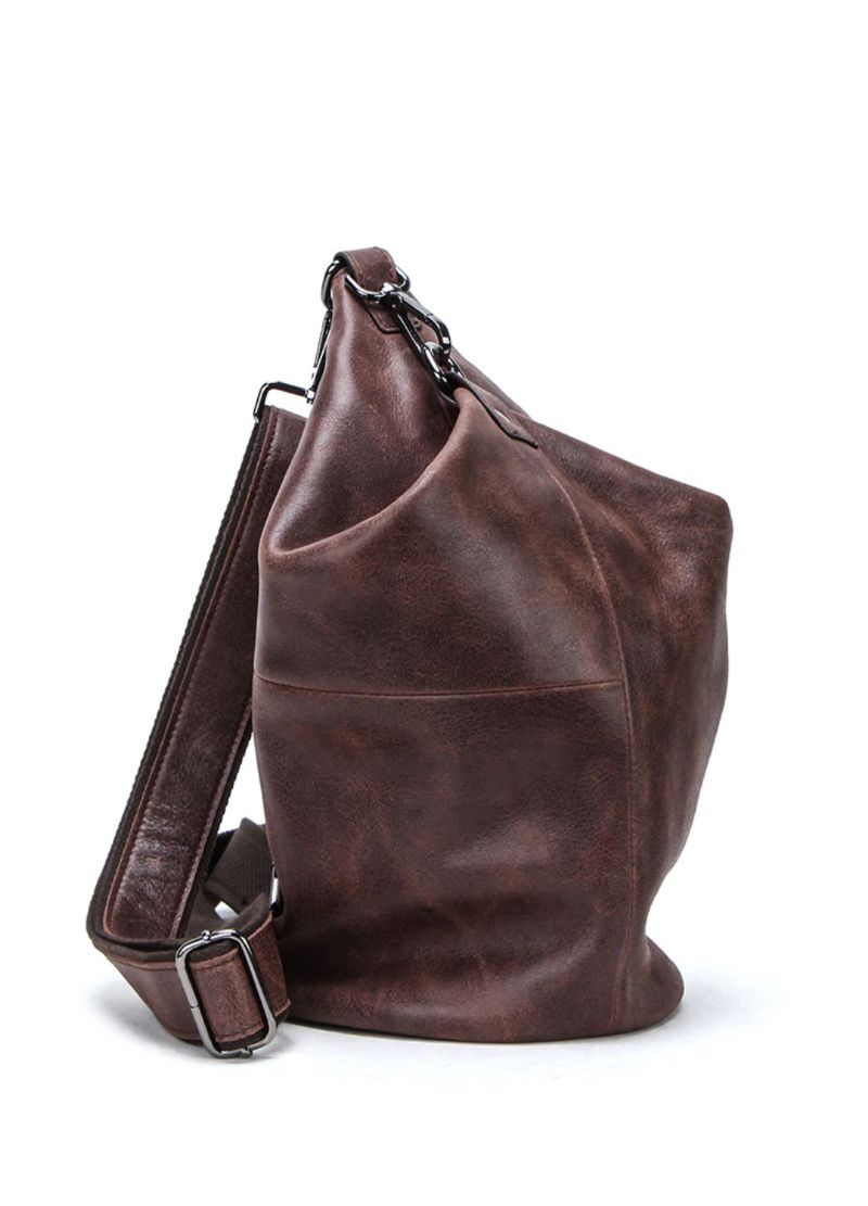 Pinto Miesten Nahkainen Crossbody Käsilaukku
