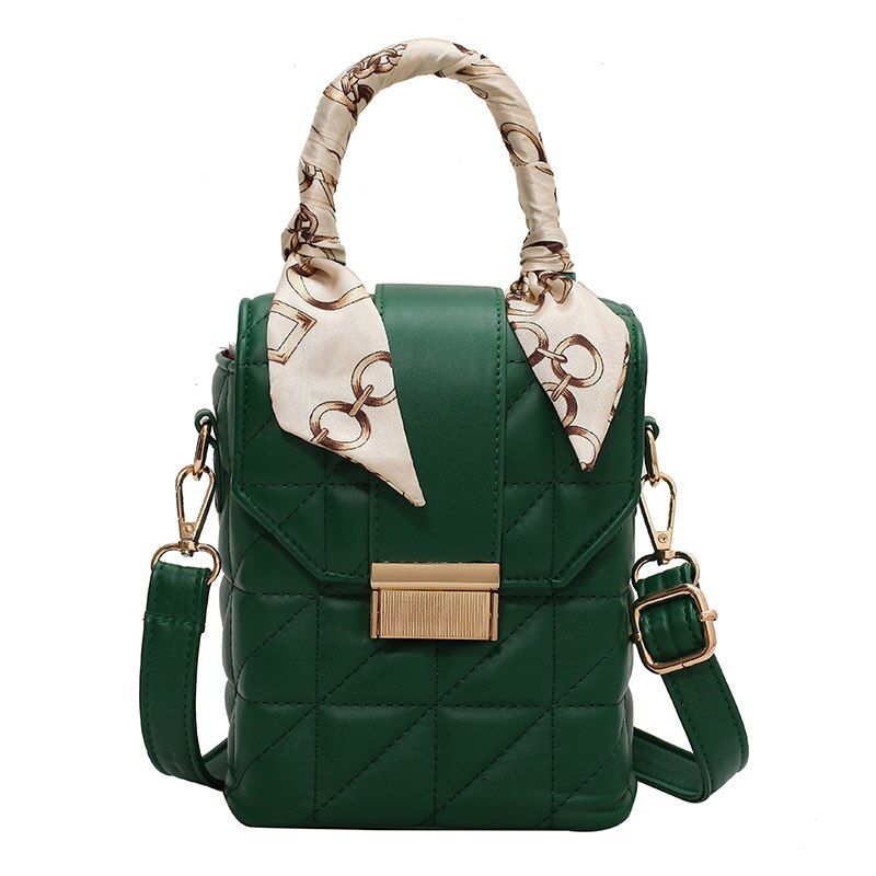 Poly Naisten Talvinen Mini Crossbody Käsilaukku - Vihreä