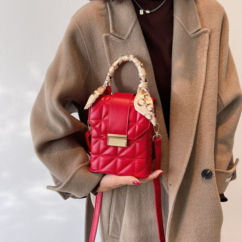 Poly Naisten Talvinen Mini Crossbody Käsilaukku - Vihreä
