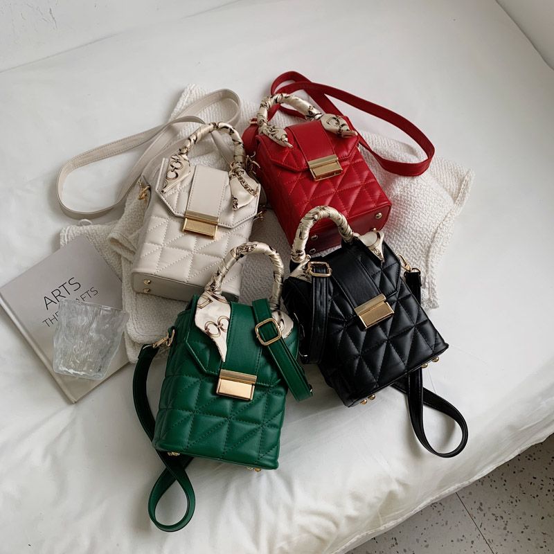 Poly Naisten Talvinen Mini Crossbody Käsilaukku - Vihreä