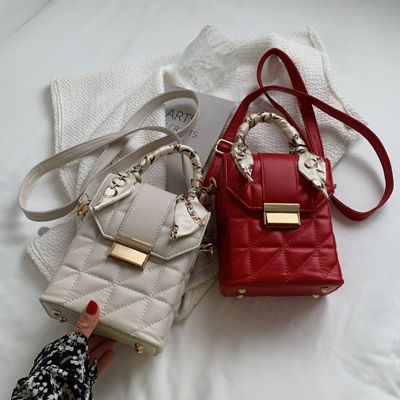 Poly Naisten Talvinen Mini Crossbody Käsilaukku - Vihreä