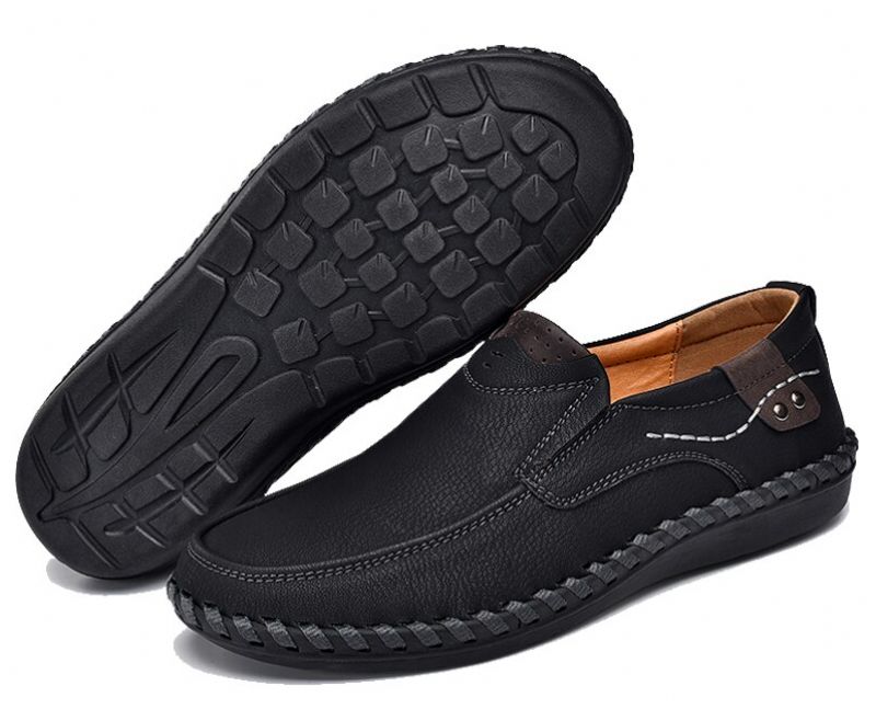 Portland Miesten Loafers Vapaa-ajan Kengät - Musta