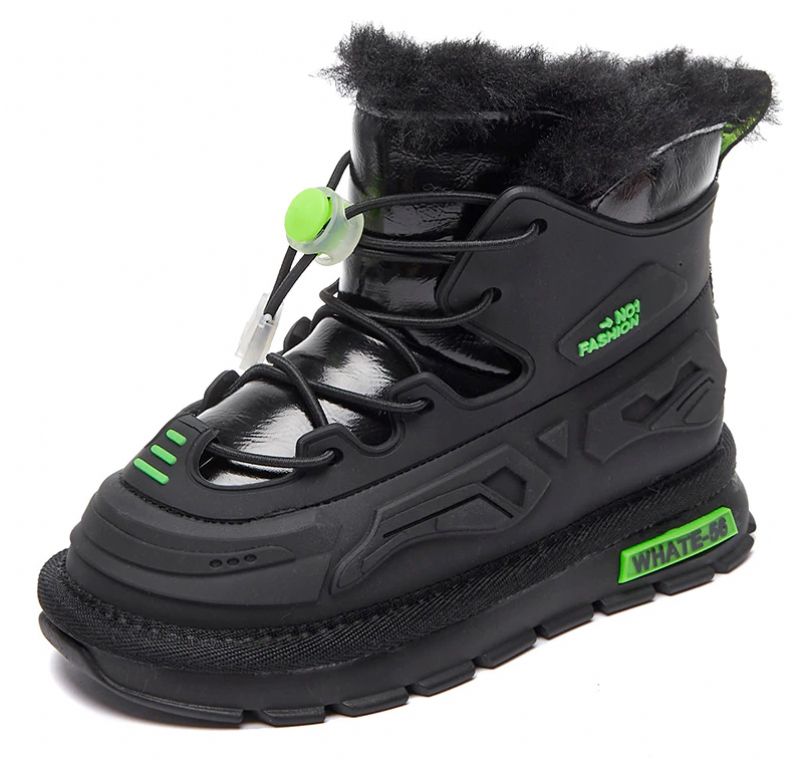 Presley Unisex Lasten Lumisaappaat - Musta Turkis