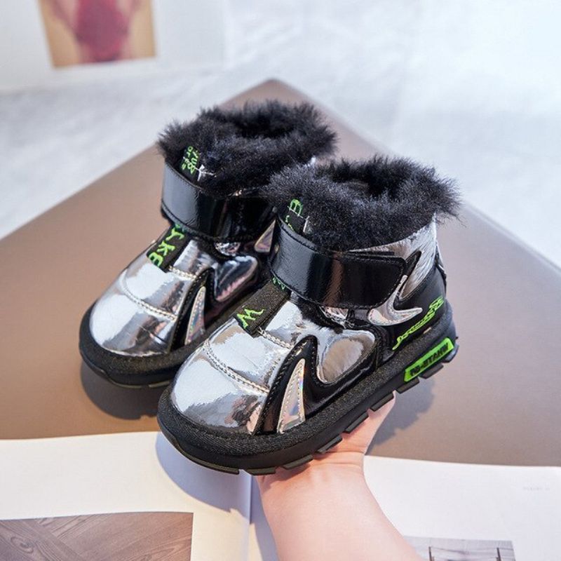 Presley Unisex Lasten Lumisaappaat - Musta Turkis