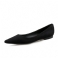 Black Flock Leather