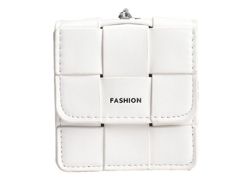 Puchi Naisten Minikeinonahkainen Crossbody Käsilaukku - Valkoinen