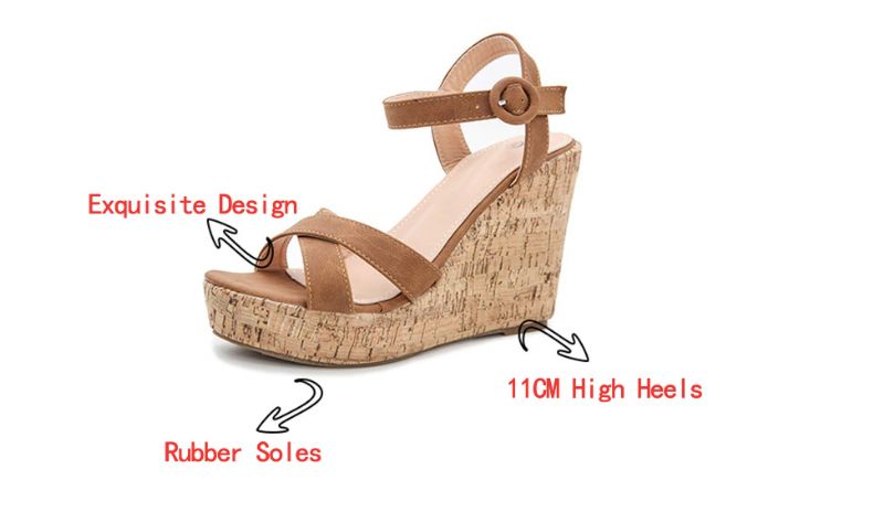 Quintana Wedges - Harmaa