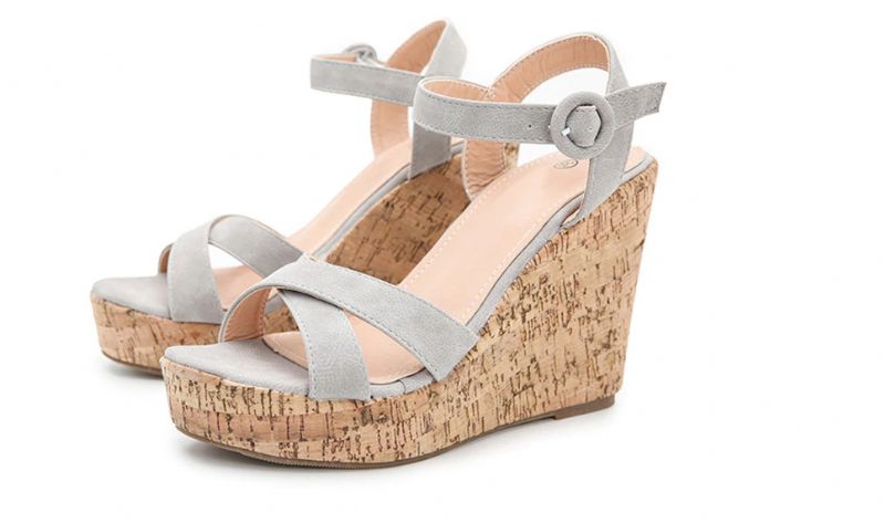 Quintana Wedges - Harmaa