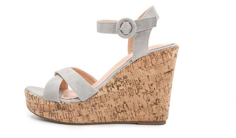 Quintana Wedges - Harmaa