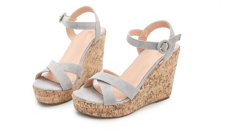 Quintana Wedges - Harmaa