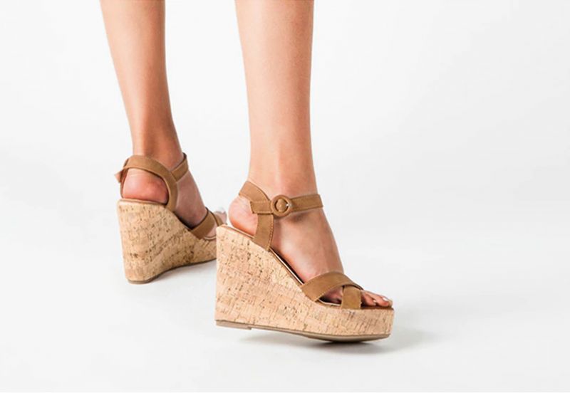 Quintana Wedges - Harmaa