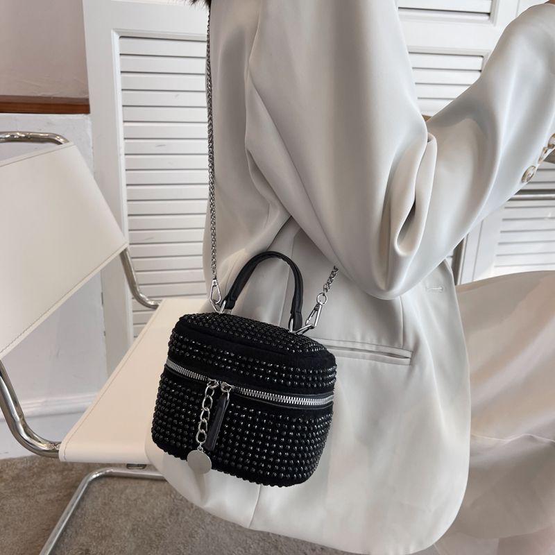 Raibel Naisten Luxury Mini Crossbody Käsilaukut - Pieni Hopea