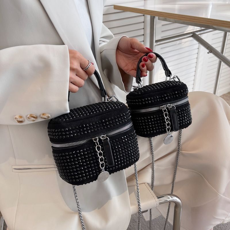 Raibel Naisten Luxury Mini Crossbody Käsilaukut - Pieni Hopea