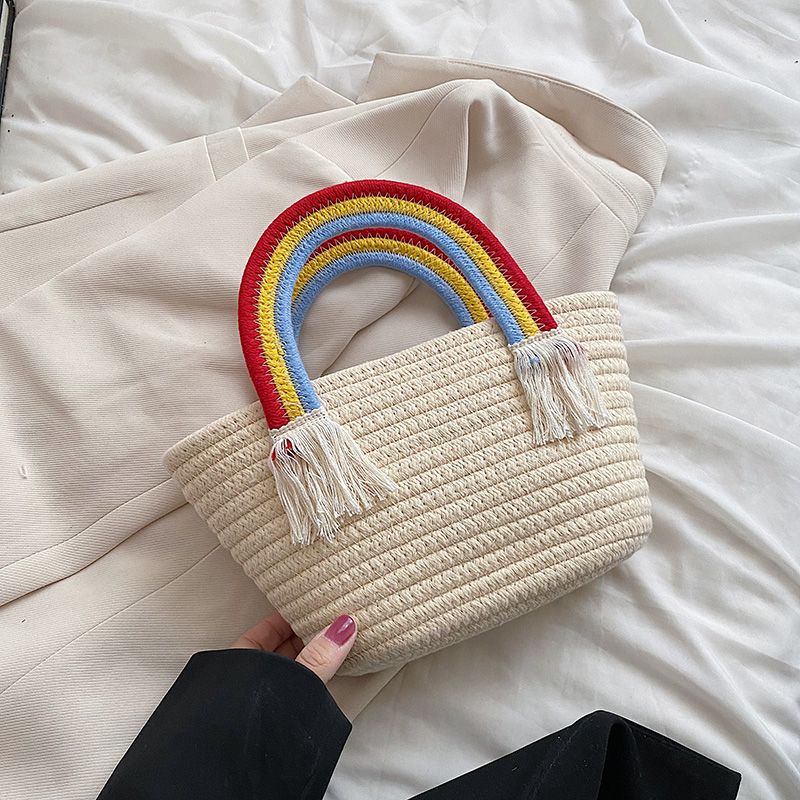 Rainbow Naisten Pieni Yläkahvallinen Käsilaukku - Beige