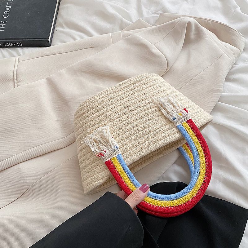 Rainbow Naisten Pieni Yläkahvallinen Käsilaukku - Beige