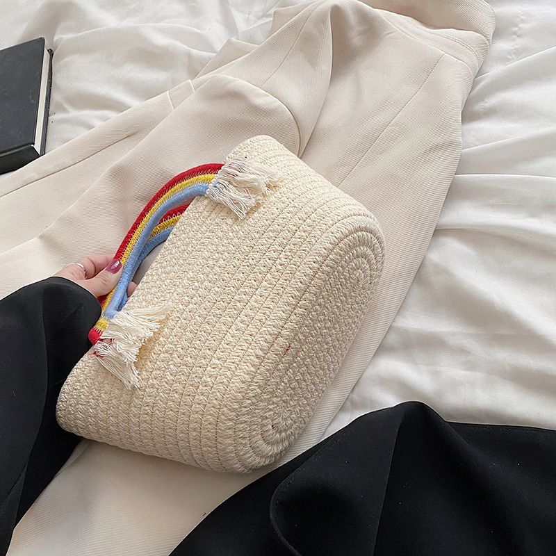 Rainbow Naisten Pieni Yläkahvallinen Käsilaukku - Beige