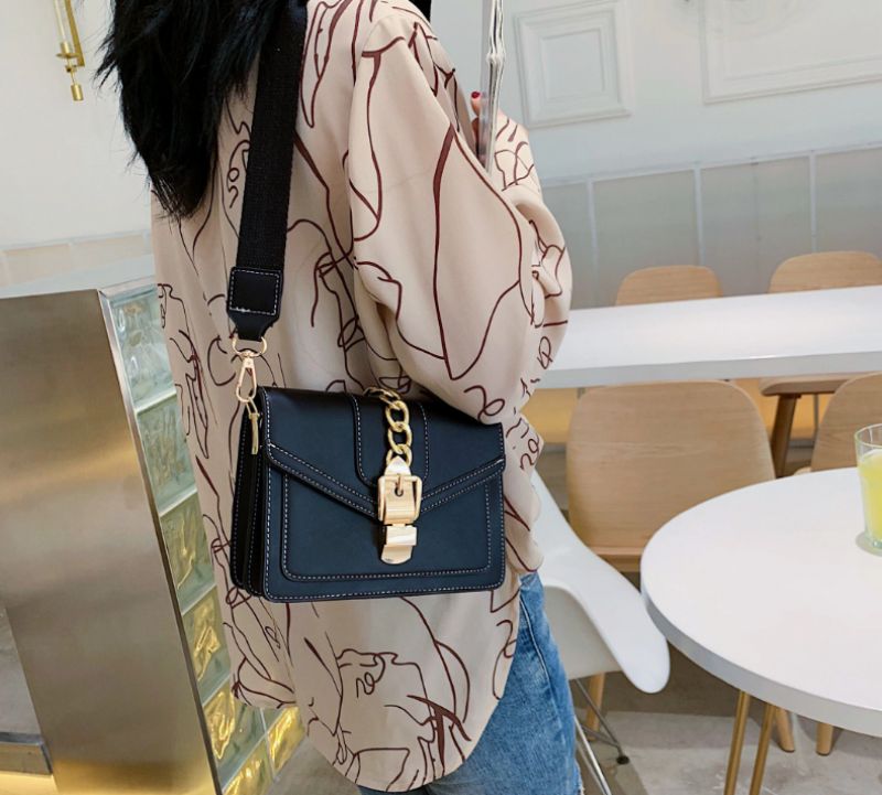 Randa Naisten Käsilaukku Pieni Luxury Ketju Nahka Crossbody - Vihreä