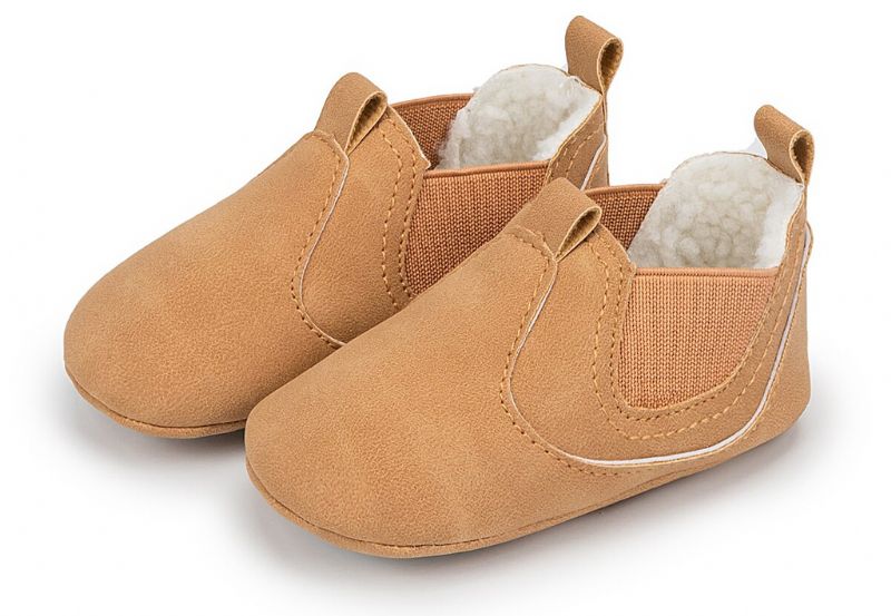 Redo Unisex Lasten Lämpimät Tennarit - Kahvi Turkista