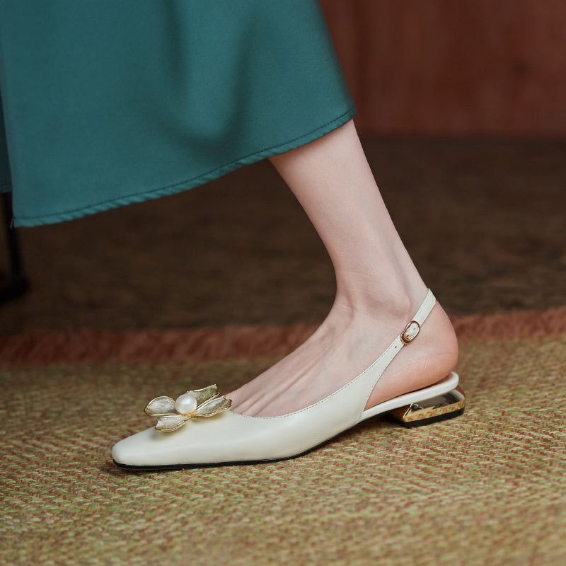 Reina Naisten Slingback-pumput - Keltainen