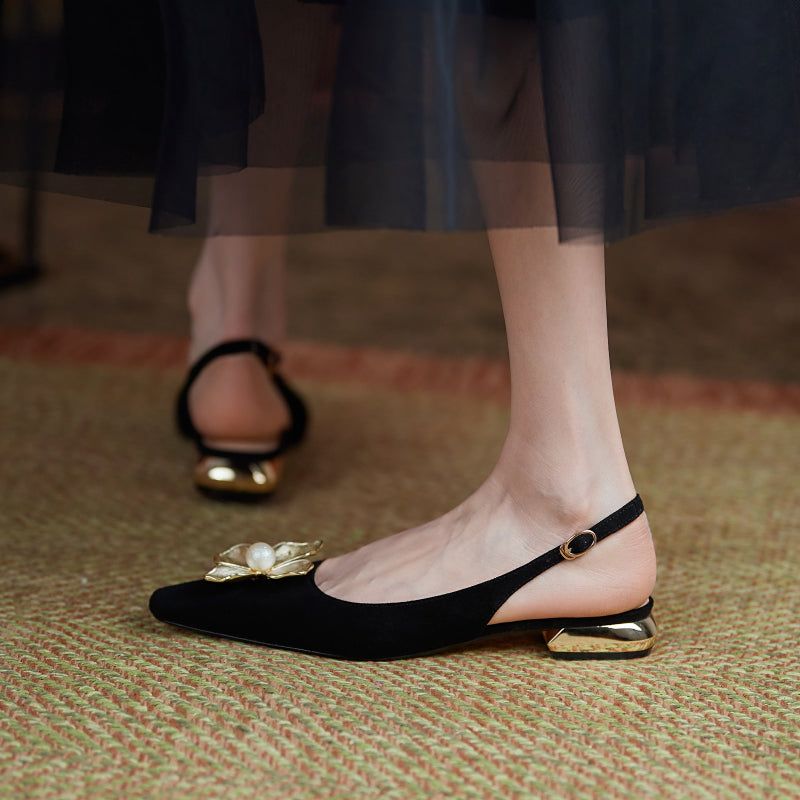 Reina Naisten Slingback-pumput - Keltainen