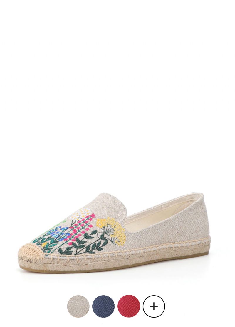Riani Naisten Brodeeratut Espadrillit