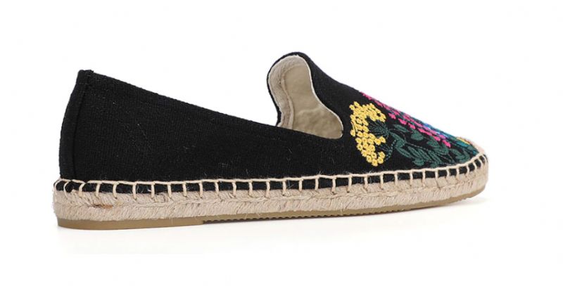 Riani Naisten Brodeeratut Espadrillit - Khaki