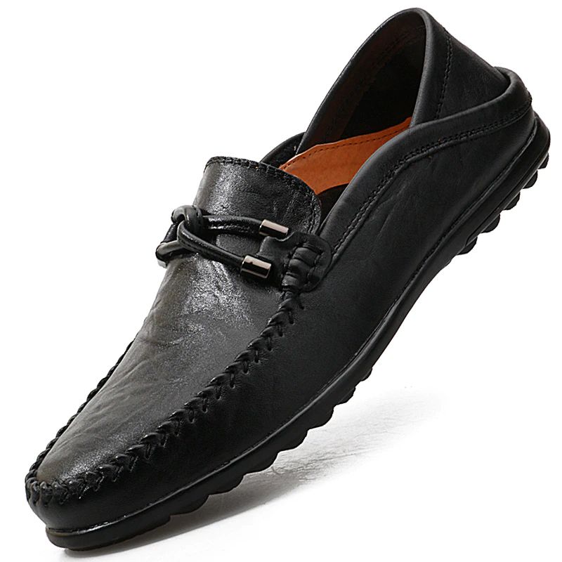 Rigo Miesten Loafer-mekkokengät - Musta