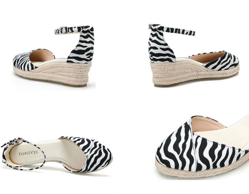 Rita Naisten Casual Wedges Espadrilles - Ruskea