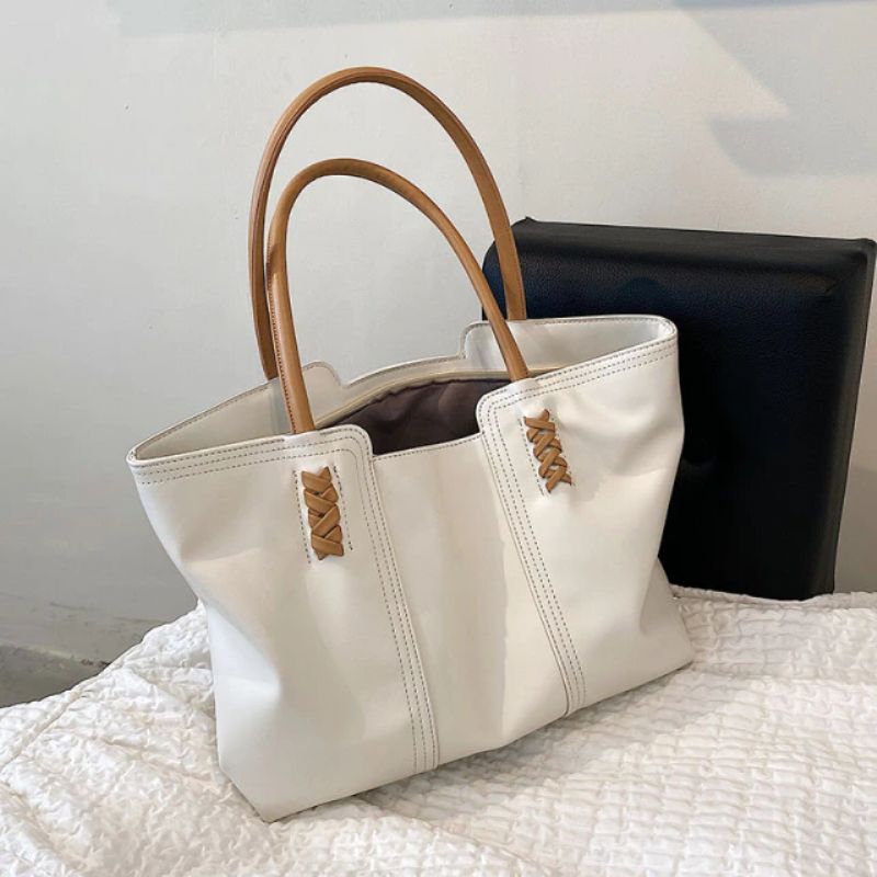 Rizzo Naisten Käsilaukku Designer Ylellinen Suuri Kapasiteetti - Musta