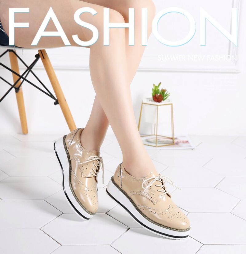 Romero Naisten Oxford - Beige