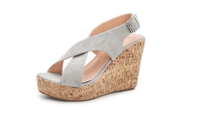 Rousey Wedges - Ruskea