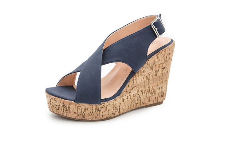 Rousey Wedges - Ruskea