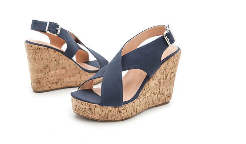 Rousey Wedges - Ruskea