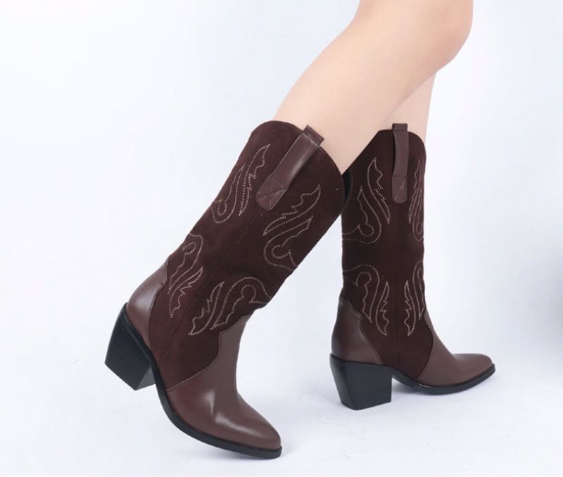 Rubio Boots Mid Calf - Ruskea