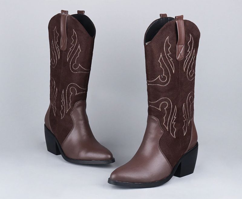 Rubio Boots Mid Calf - Ruskea