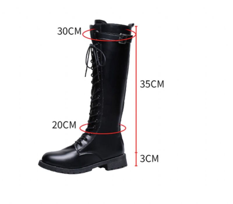 Safiro Boots Polvipituus - Musta