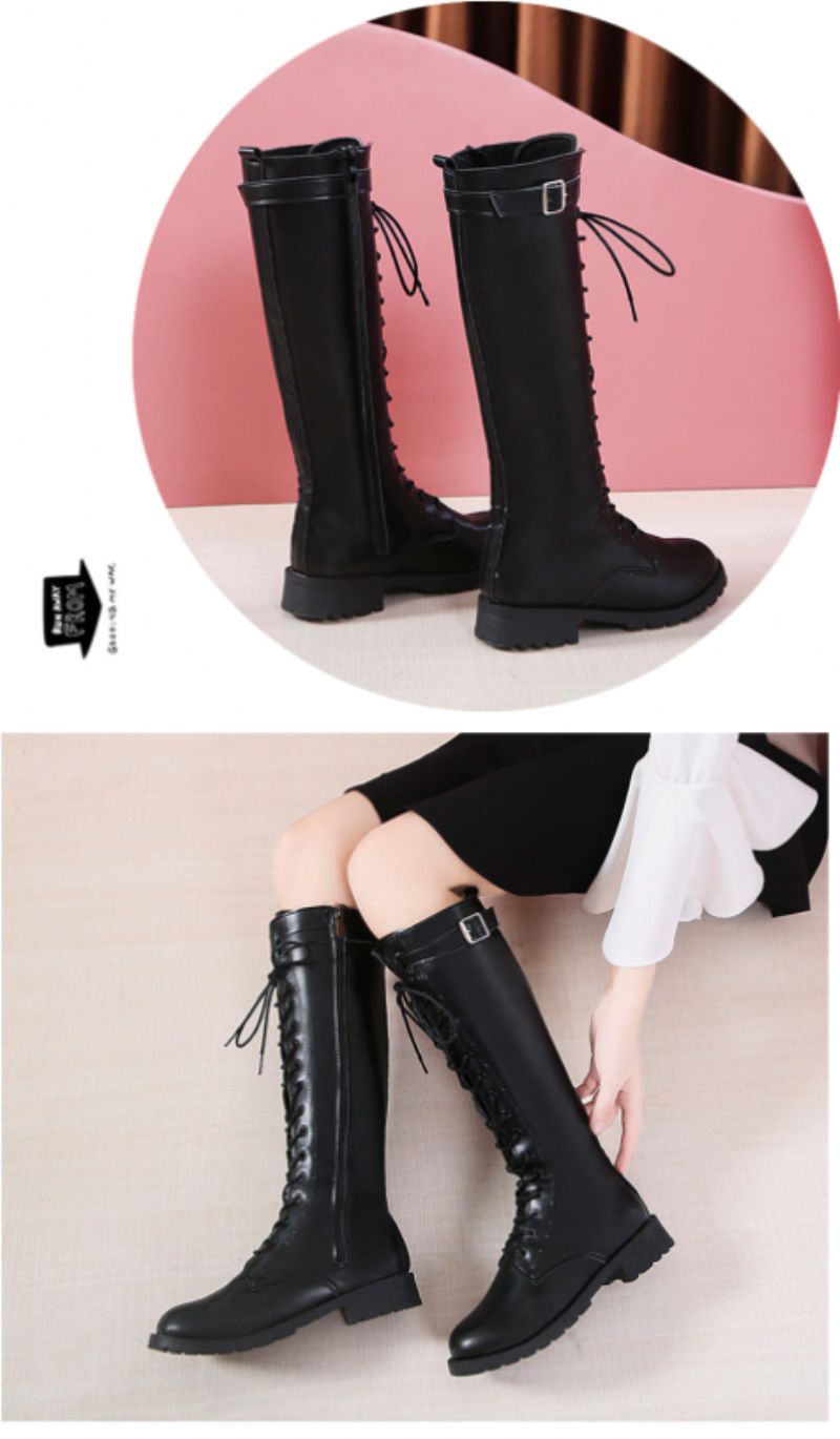 Safiro Boots Polvipituus - Musta